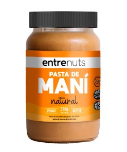 Pasta de Mani Entre Nuts Natural x 370 grs.