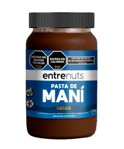 Pasta de Mani Entre Nuts con Cacao x 370 grs.