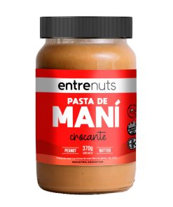 Pasta de Mani Entre Nuts con Crocantes de Mani x 370 grs.
