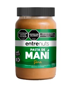 Pasta de Mani Entre nuts con Estevia x 370 grs.