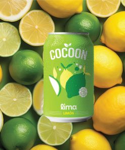 Cocoon Soda Prebiotica y Probiotica Lima Limon